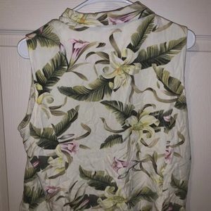 Sunset Cove Sleeveless Floral Top